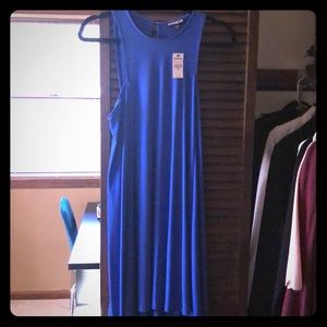 Express royal blue dress